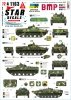 Star Decals 72-A1163 War in Ukraine 20 Ukrainian BMP-1 and BMP-3 in 2022-24 1/72